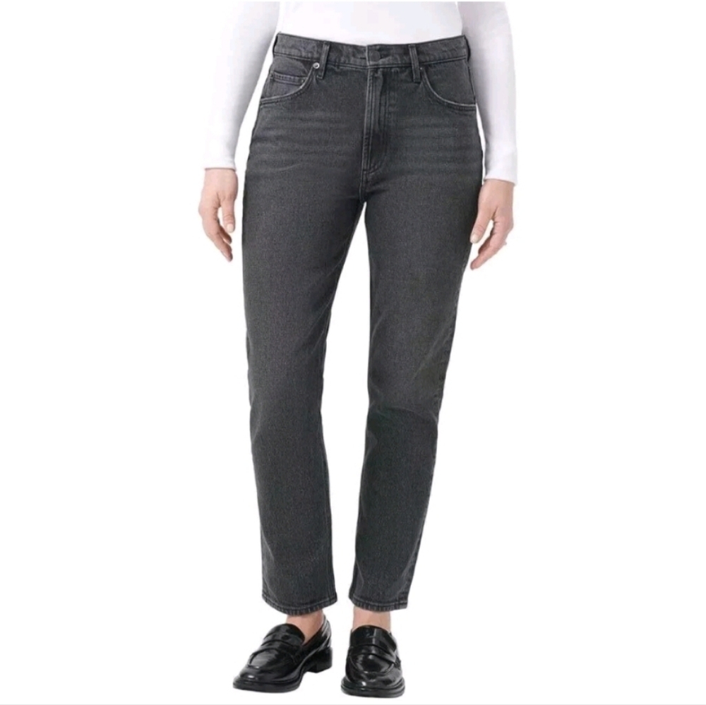 NWT Kirkland Signature Women's High-Rise Straight Leg Jean Black
